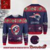 Grateful Dead Steal Your Face Gray Ugly Christmas Sweater