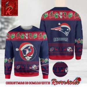 Grateful Dead SKull And Bears Ugly Christmas Sweater