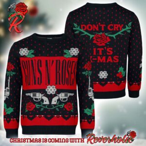 Guns N Roses 2024 Don’t Cry It Is Xmas Christmas Ugly Sweater Jumper