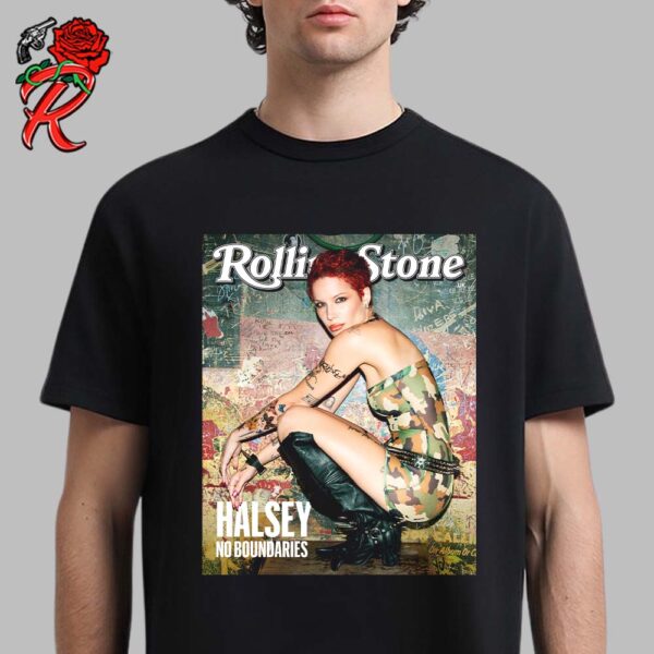 Halsey No Boundaries On The Rolling Stone Magazine Cover Unisex T-Shirt