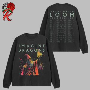 Imagine Dragons Loom World Tour 2024 Wizard in Color Two Sides Unisex Long Sleeve T-Shirt