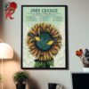 John Craigie Keep It Warm 2024 Tour With Full Tour Dates Sun Flower Art Home Decor Poster Canvas