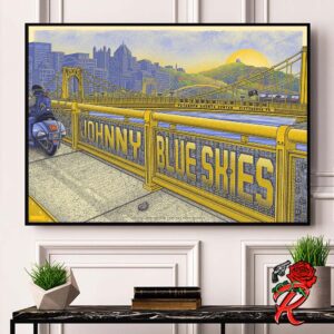 Johnny Blue Skies Poster For Show Tonight In Pittsburgh Pennsylvania At Petersen Events Center On October 18 2024 Home Decor Poster Canvas