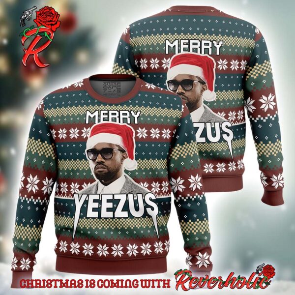 Kanye West Merry Yeezus Ugly Christmas Sweater