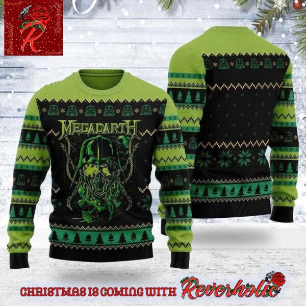 Megadarth Megadeth X Star Wars Darth Vader Gift For Fans Ugly Christmas Sweater