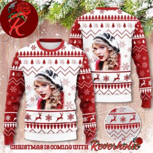 Merry Christmas Taylor Swift 2024 Reindeer Ugly Christmas Sweater