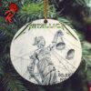 Metallica Ride The Lightning Album Cover 2024 Ceramic Christmas Decorations Ornament