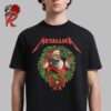 Metallica Ride The Lightning Skeleton Santa Christmas Holiday Unisex T-Shirt