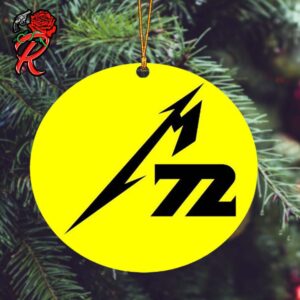 Metallica M72 World Tour 2024 Xmas Gift Custom Name Christmas Decorations Ornament