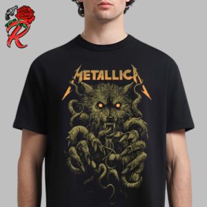 Metallica Of Wolf And Ktulu By Rob Borbas For Halloween 2024 Unisex T-Shirt