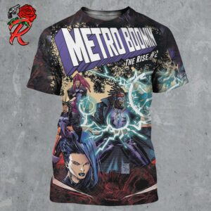 Metro Boomin The Rise Issue 2 Comic Cover Enter The Nightshade Trio All Over Print Shirt