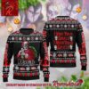 Misfits Christmas Santa Bear Knitted Ugly Christmas Sweater