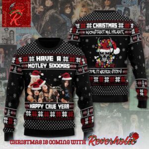 Motley Crue Have A Motley Sixxmas Ugly Christmas Sweater