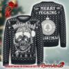 Motorhead March Or Die Signature Snaggletooth Ugly Christmas Sweater