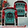 Motorhead Merch Ace Of Spades Snaggletooth Logo Knitted Ugly Christmas Sweater