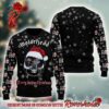 Motorhead Band Logo Snaggletooth With Santa Hat Merry Fucking Christmas Ugly Christmas Sweater