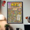 NOFX The Final Shows Where Is NOFX Day 2 In San Pedro California On October 5 Home Decor Poster Canvas