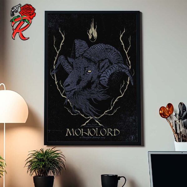 Official Poster For Monolord At Desertfest In Antwerp 2024 Dear Lucifer I Don’t Believe Anymore Home Decor Poster Canvas