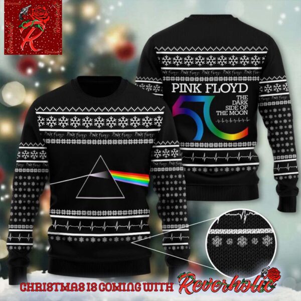 Pink Floyd The Dark Side Of The Moon Ugly Christmas Sweater