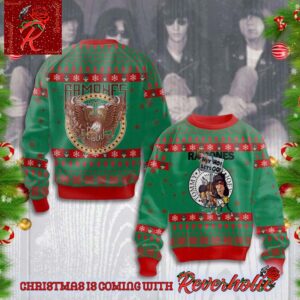 Ramones Johnny, Joey, Dee Dee, Tommy Ugly Christmas Sweater