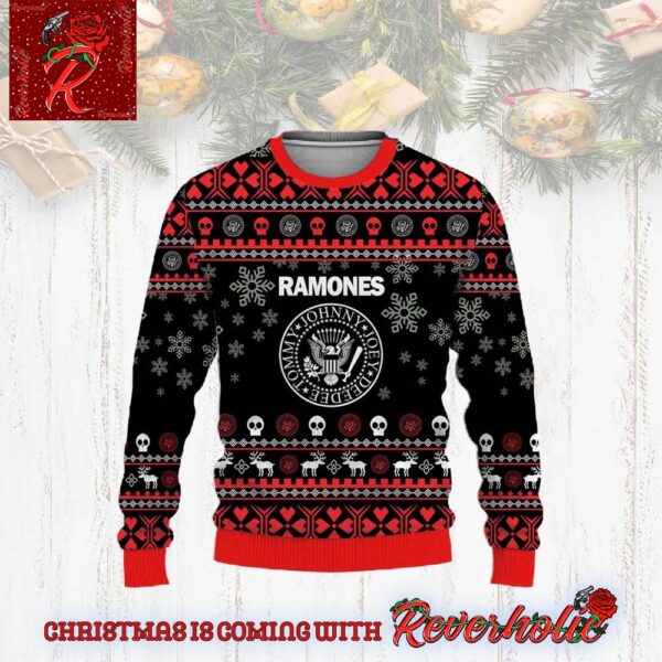 Ramones Music Band Ugly Christmas Sweater