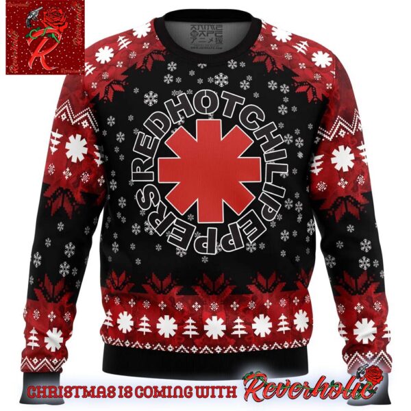 Red Hot Chili Peppers Ugly Christmas Sweater