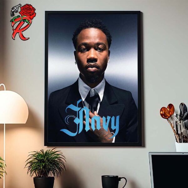 Roddy Ricch The Navy Album Photo Cover Out On December 6 2024 Home Decor Poster Canvas