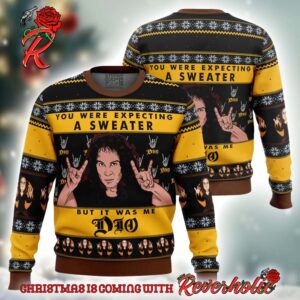 Ronnie James Dio It Was Me Dio Funny Ugly Christmas Sweater