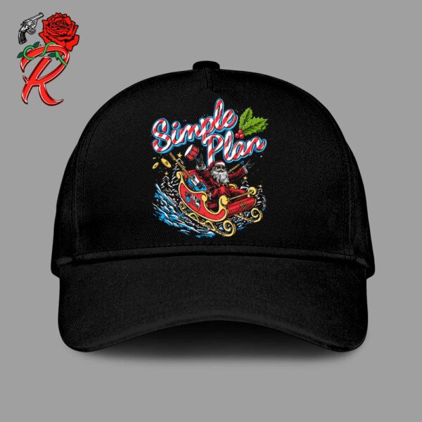 Simple Plan Band Santa Claus Sleigh Christmas Gift 2024 Classic Cap Hat Snapback