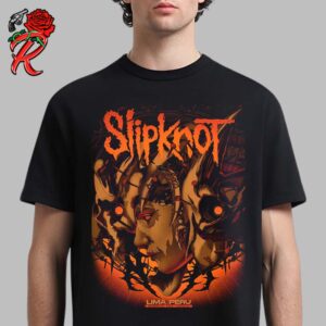 Slipknot Merch Poster For Show In Lima Peru At Costa 21 On October 28 2024 Unisex T-Shirt