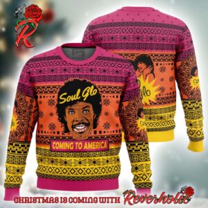 Soul Glo Coming to America Ugly Christmas Sweater