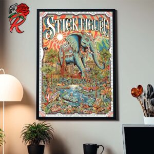 Stick Figure at Reggae Rise Up Las Vegas Poster On October 4 2024 Home Decor Poster Canvas