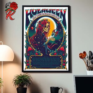 Suwannee Hulaween Festival Poster For Spirit Of The Suwannee Music Park Live Oak Florida On October 24-27 2024 Wall Decor Poster Canvas