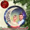 Taylor Swift And Travis Kelce Dating Gift For Fans Couple Christmas Ceramic Ornaments