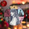 Taylor Swift Cute On Sweater Holiday Style Christmas Tree Decorations Ornament 2024