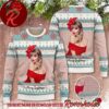 Taylor Swift Merry Swiftmas With Christmas Wreath Knitted Ugly Christmas Sweater