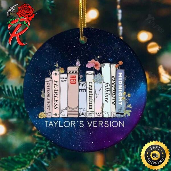 Taylor Swift Midnights Album Country Music Taylor?s Version Christmas Tree Decorations Ornament