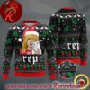 Taylor Swift Merry Swiftmas With Christmas Wreath Knitted Ugly Christmas Sweater