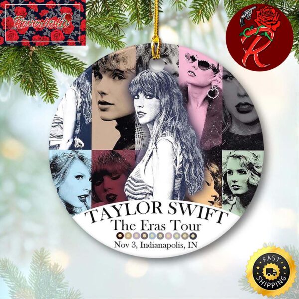 Taylor Swifts The Eras Tour 2024 Personalized Christmas Tree Decorations Ornament