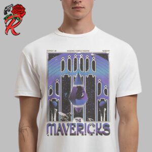 The Mavericks Official Poster For Detroit Michigan At Masonic Temple Theatre Unisex T-Shirt