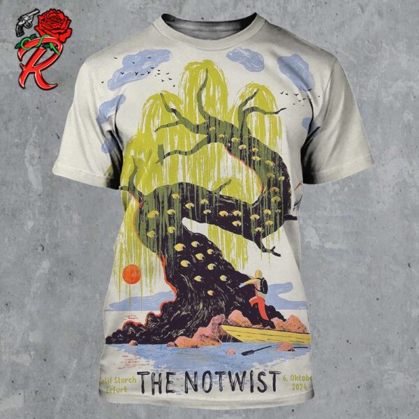 The Notwist Poster For Show In Erfurt At Kalif Storch On October 6 2024 All Over Print Shirt