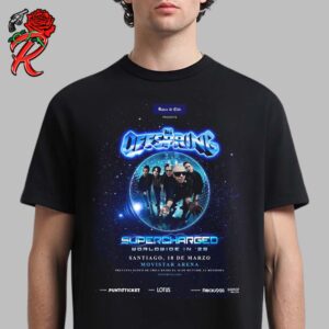 The Offspring Supercharged Worldwide In 25 Is Coming To Chile In Santiago At Movistar Arena On March 18 2025 Unisex T-Shirt