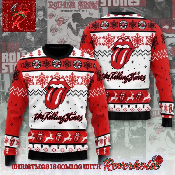 The Rolling Stones Holiday 2024 Gift For Rock Fans Ugly Christmas Sweater