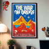 The War On Drugs Poster For Hollywood Bowl California On October 7 2024 Home Decor Poster Canvas