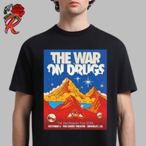 The War On Drugs The Zen Diagram Tour 2024 Official Poster For Berkeley California At The Greek Theatre On October 6 2024 Unisex T-Shirt