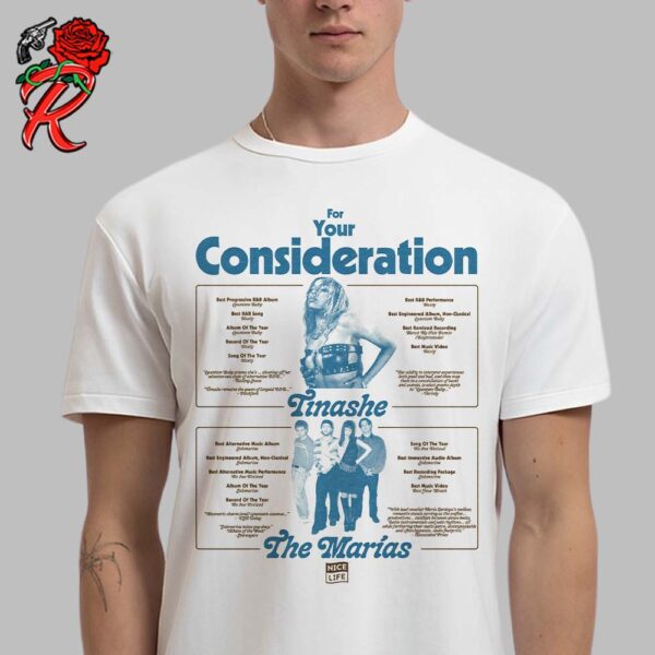 Tinashe And The Marias For Your Consideration Banner For The 2025 Grammys Classic T-Shirt