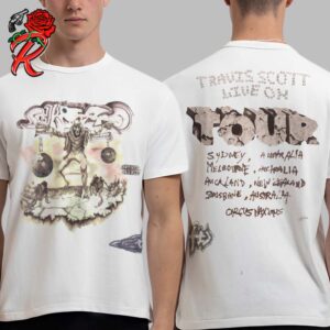 Travis Scott Live On Tour 2024 Australia Circus Maximus Utopia Two Sides Unisex T-Shirt