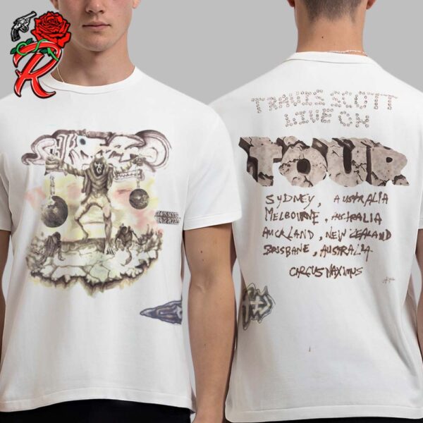 Travis Scott Live On Tour 2024 Australia Circus Maximus Utopia Two Sides Unisex T-Shirt