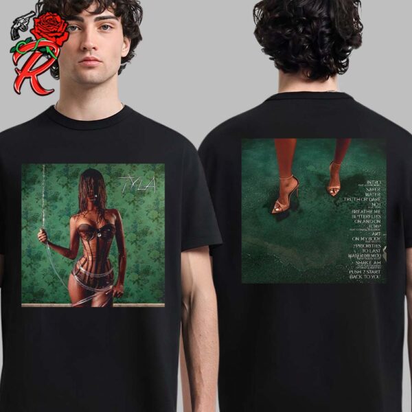 Tyla The Album Deluxe Version Debut Album Cover With Full Track List Two Sides Unisex T-Shirt