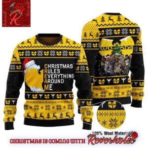 Wu Tang Clan Christmas Rules Everything Around Me Ugly Sweater